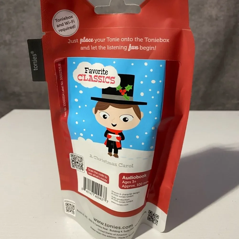 Tonies A Christmas Carol Figure US Release New For Toniebox Audio Play Character